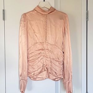 Pretty creme rose feminine top, by Birgitte Herskind